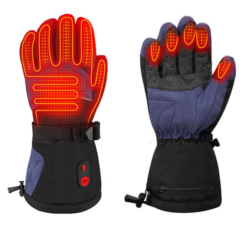 Leather Work Winter Gloves - 7.4V Robuuste werk handschoenen van koeienleer,
