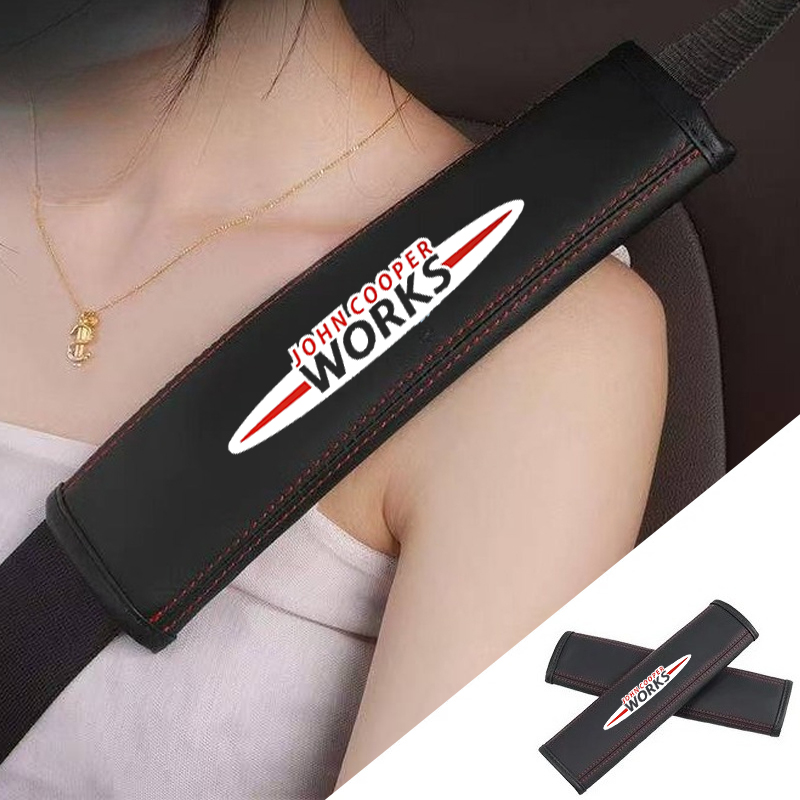 Leather Works Near Me - 2 Stuks Autogordel Nappa Lederen Schouderbeschermer