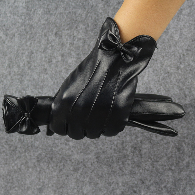 Leather Work Winter Gloves - Hoge Kwaliteit Leer Vrouwelijke Mode Winter