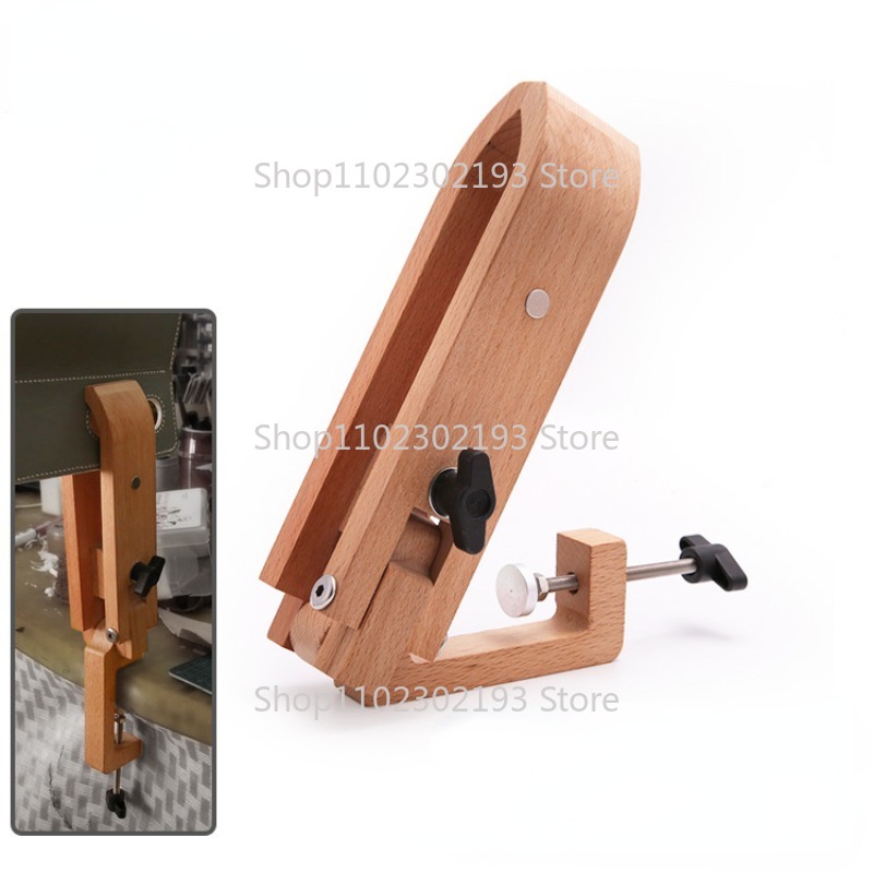 Leatherwork Hammer - Opvouwbare houten klem Verstelbaar hout Leer
