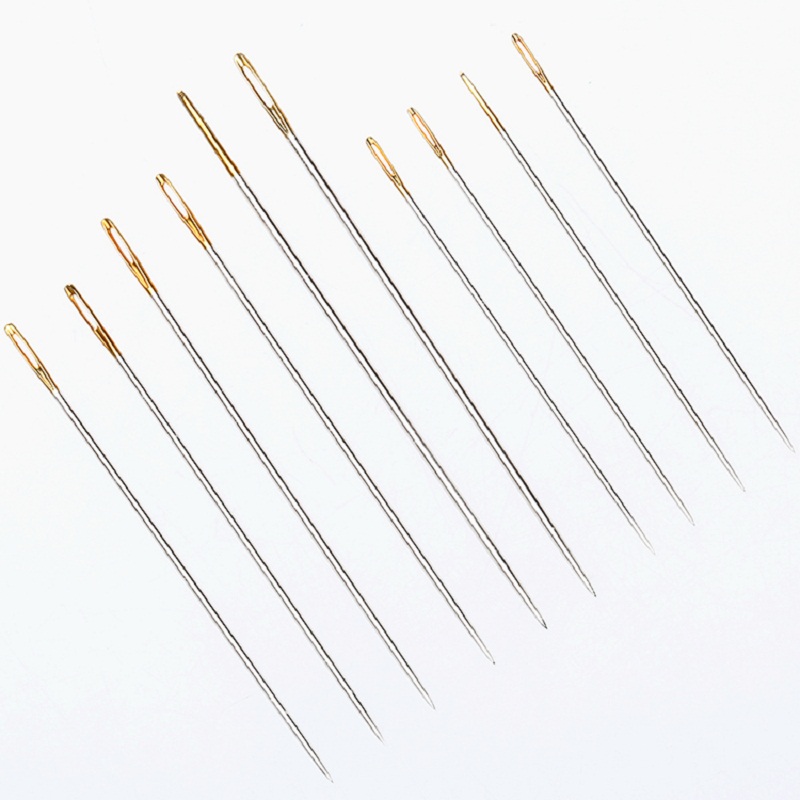 Leatherwork Hand Sewing Needles - 10 Stuks Diverse Maten Leathercraft Naalden