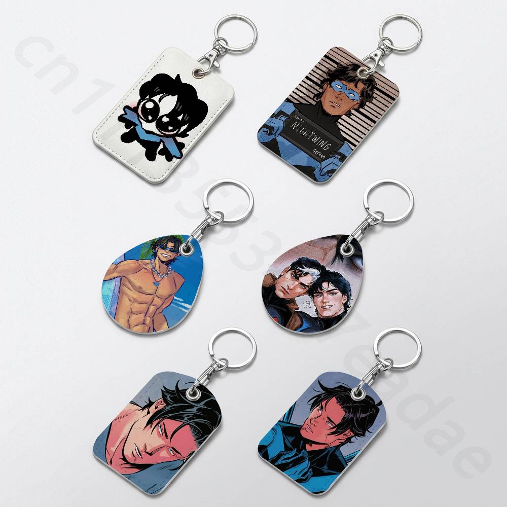Leather Work Is - Leuke D-Dick Grayson houder sleutelhanger voor