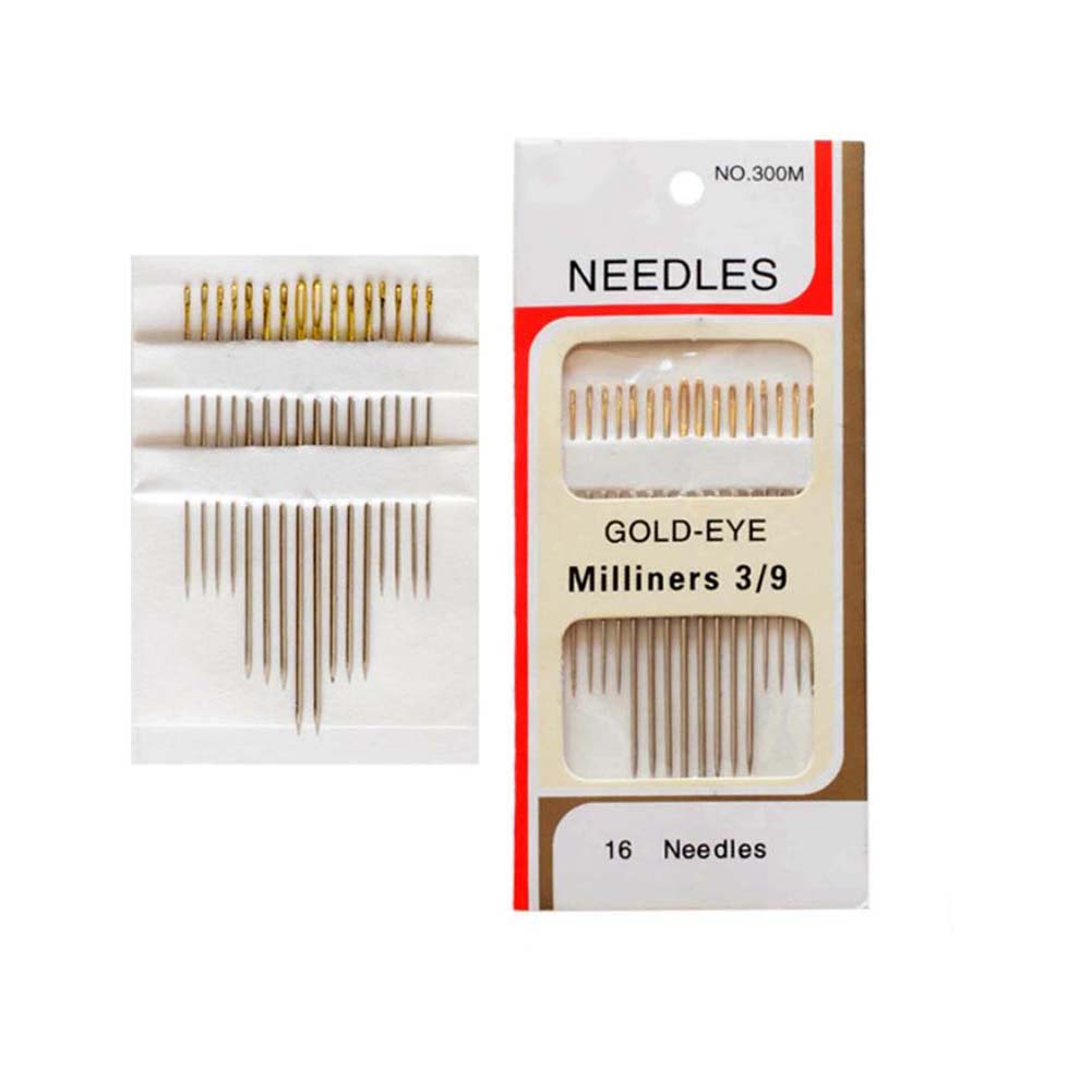 Leatherwork Hand Sewing Needles - Grote naalden met zelfinrijdende ogen, 16