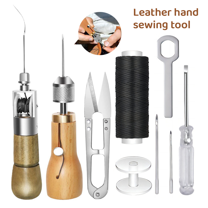 Leatherwork Hammer - 8 stks/set DIY Leer Naaigaren Hand