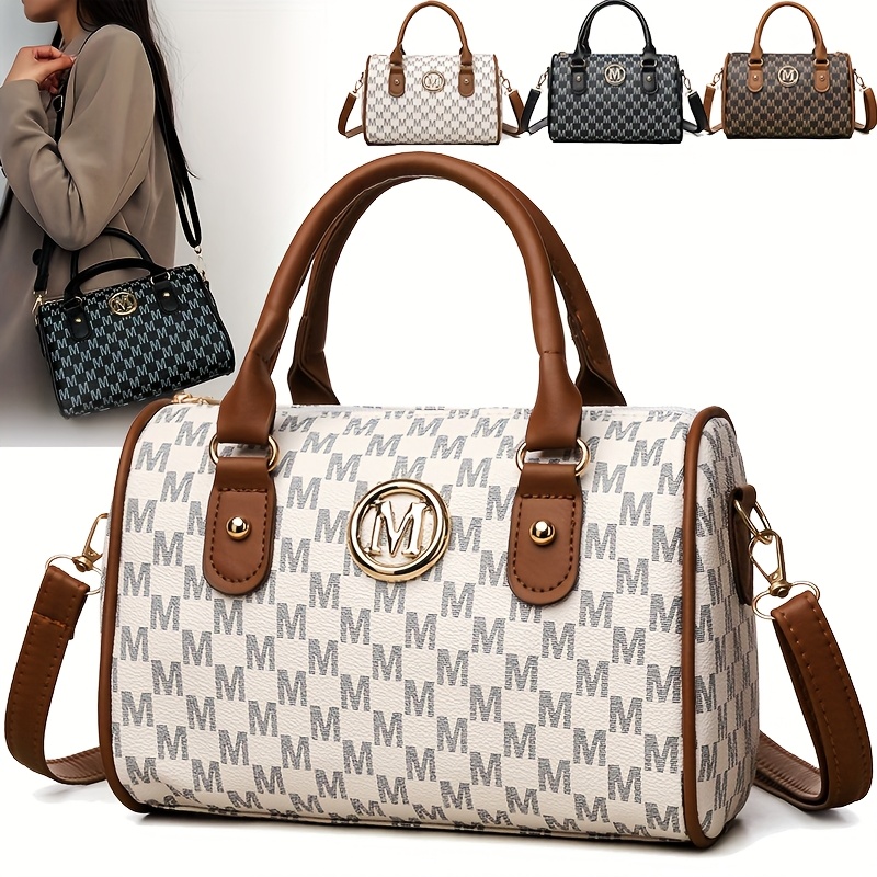 Dames alfabet schoudertas met  - Leatherwork Logo recensie en prijs