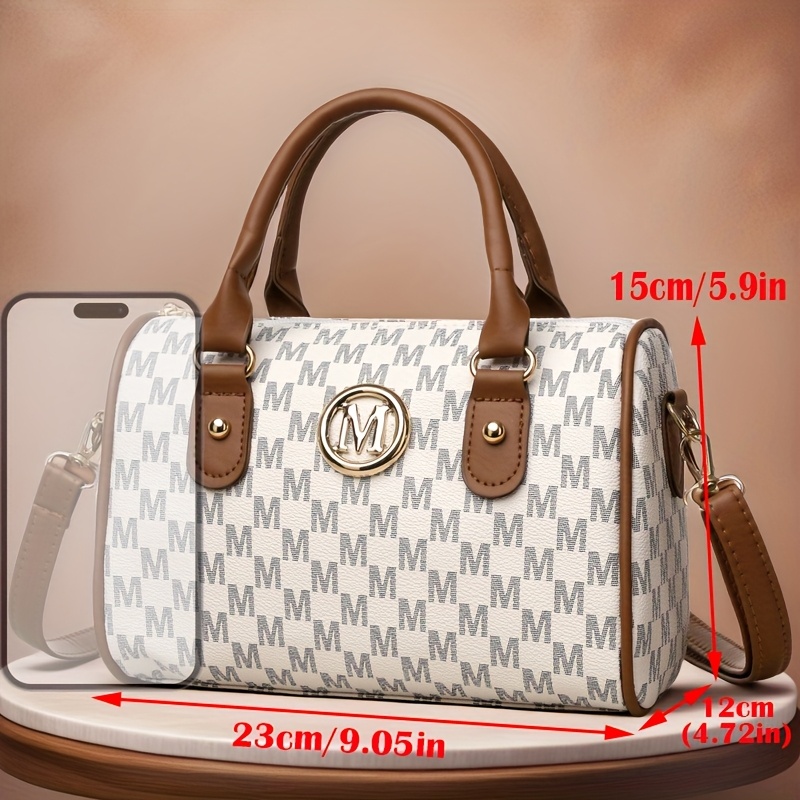 Dames alfabet schoudertas met  - Leatherwork Logo recensie en prijs