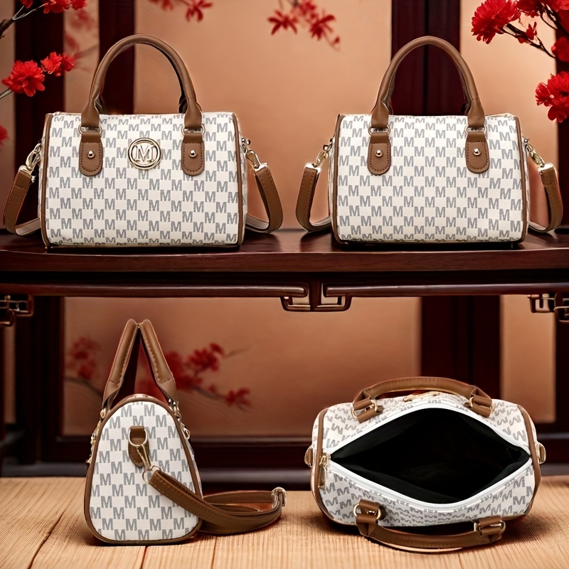 Dames alfabet schoudertas met  - Leatherwork Logo recensie en prijs