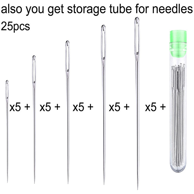 25 stuks handnaalden met grote - Leatherwork Hand Sewing Needles recensie en prijs