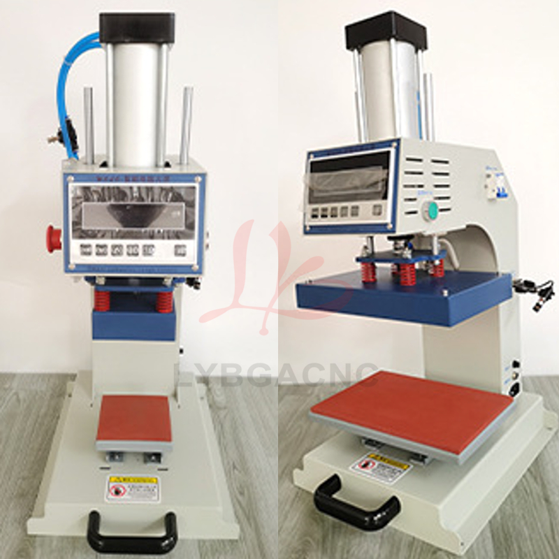 Pneumatische warmtepersmachine - Leatherwork Logo recensie en prijs