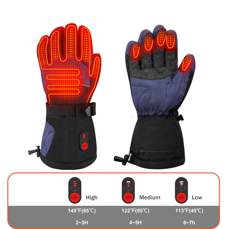 7.4V Robuuste werk handschoene - Leather Work Winter Gloves recensie en prijs