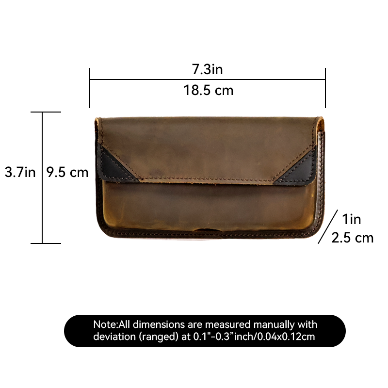 Echt Lederen Heuptas Voor Mann - Leatherwork Fasteners recensie en prijs