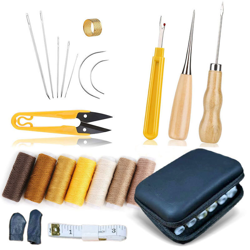 Gewaxte draad knutselgereedsch - Leatherwork Hand Sewing Needles recensie en prijs