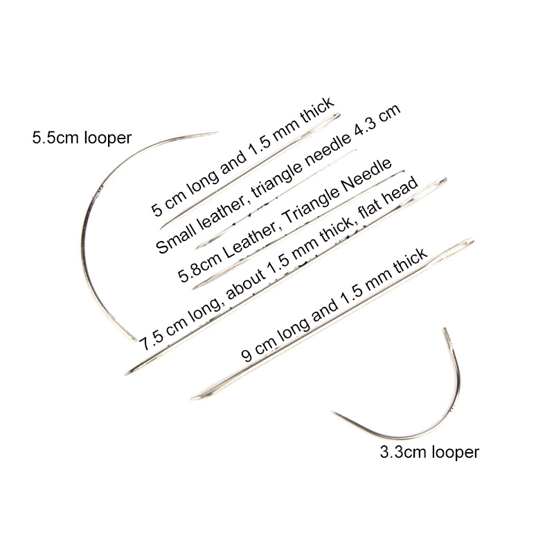 Professionele lederen naaien a - Leatherwork Hand Sewing Needles recensie en prijs