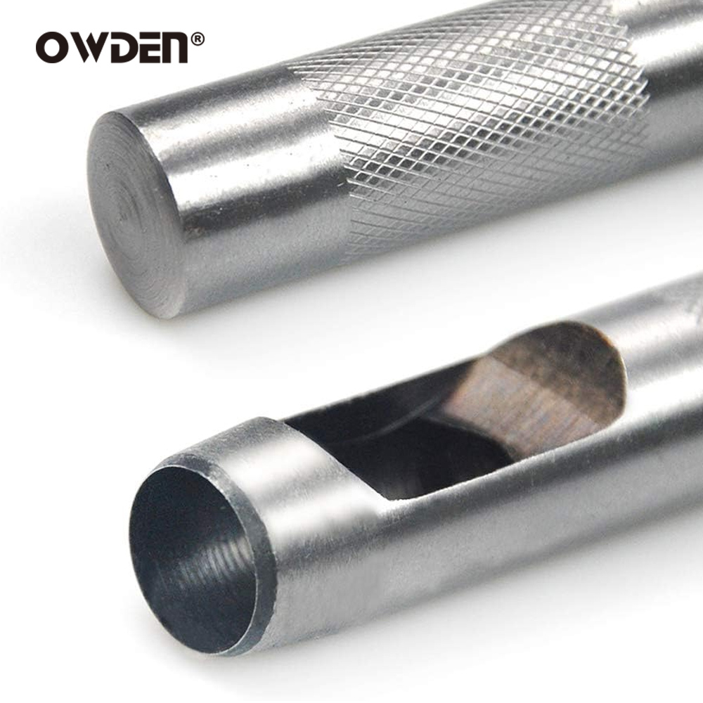 6 stuks lederen perforatiegere - Leatherwork Hammer recensie en prijs