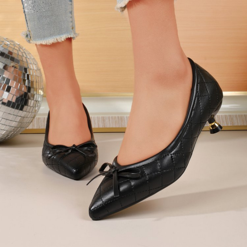 Vintage dames pumps met spitse - Leather Work Is recensie en prijs