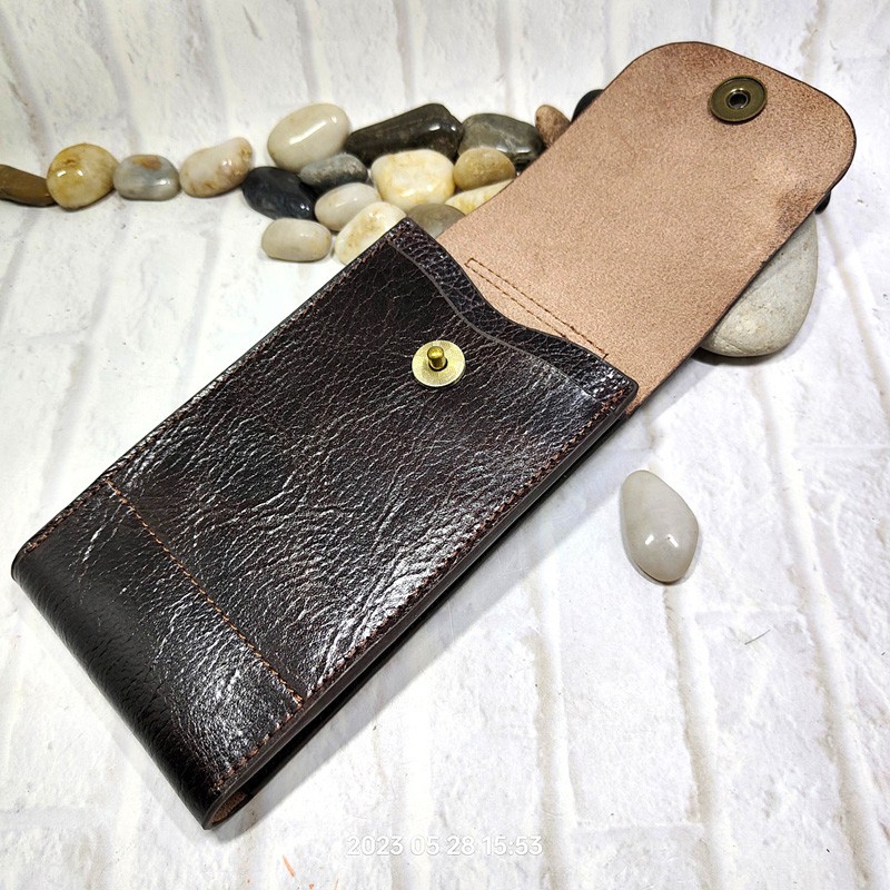 Mobiele Telefoon Heuptas Echt  - Leatherwork Fasteners recensie en prijs