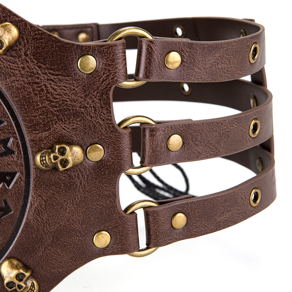 Middeleeuwse brede korsetriem, - Leatherwork Fasteners recensie en prijs