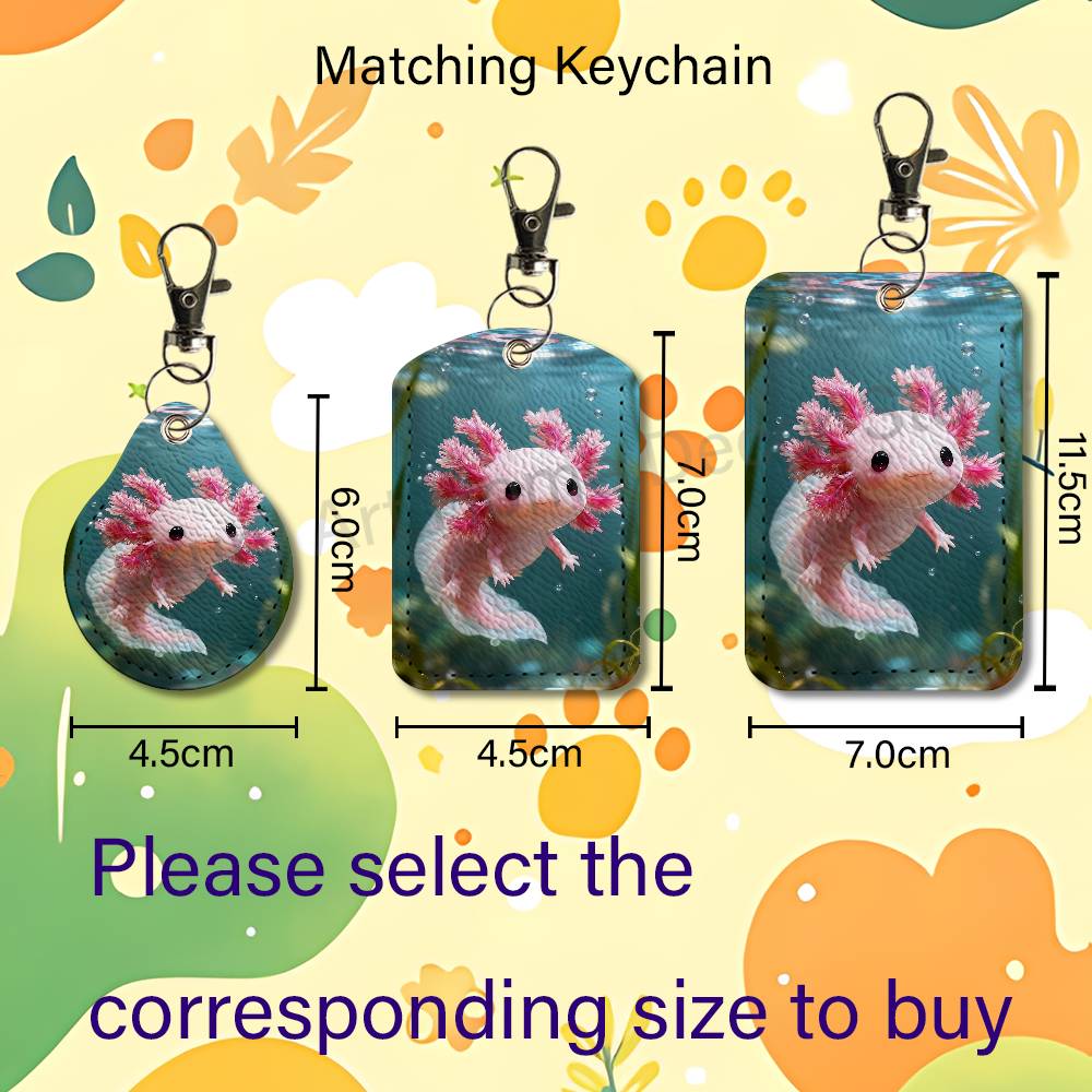 Leuke roze A-Axolotl cartoonho - Leather Work Is recensie en prijs