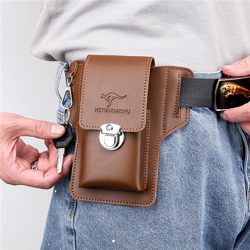Telefoonriemtas voor herentass - Leatherwork Fasteners recensie en prijs