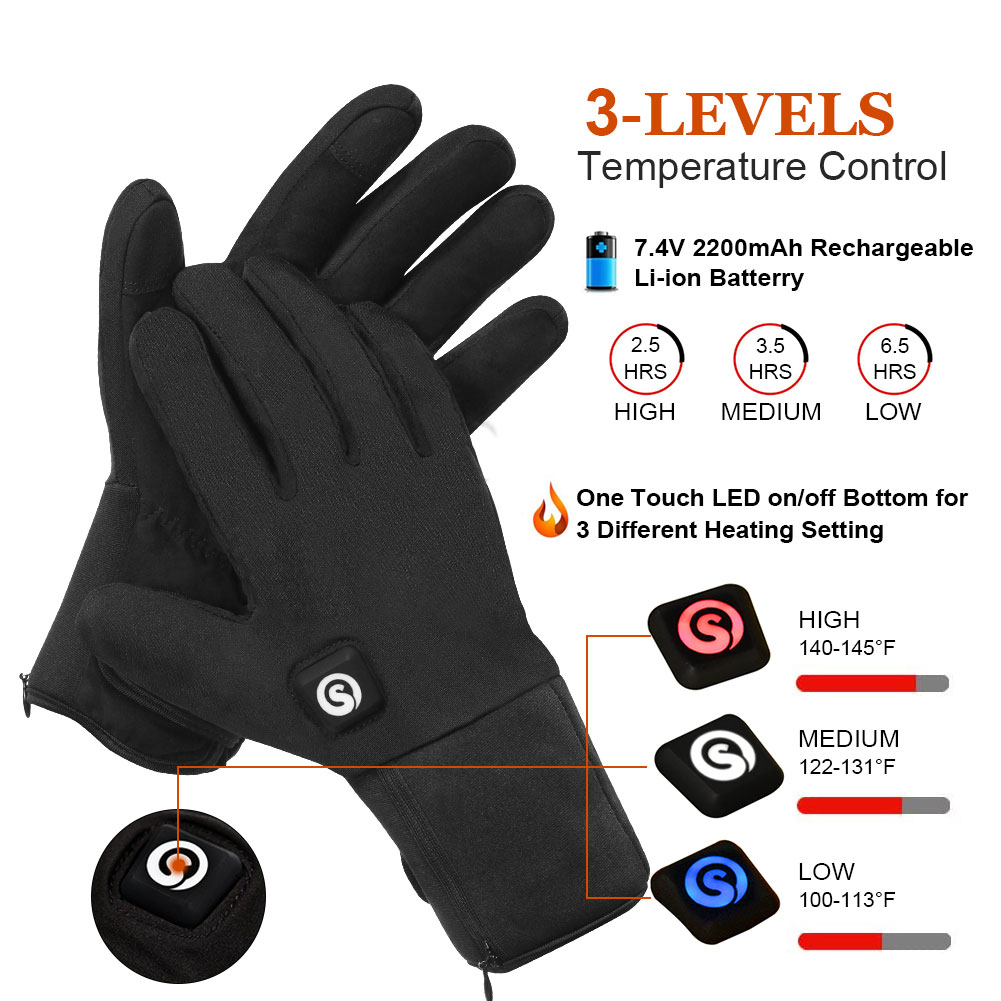 Winter Elektrisch Verwarmde Ha - Leather Work Winter Gloves recensie en prijs