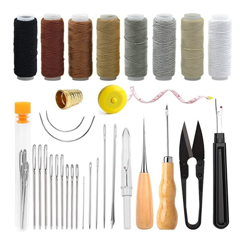 Leren naaiset, lederen ambacht - Leatherwork Hand Sewing Needles recensie en prijs