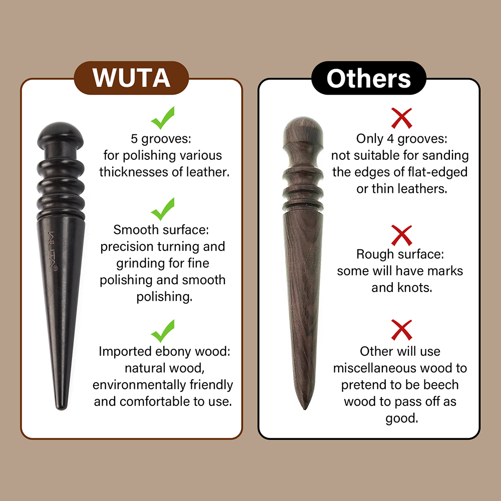 WUTA 1PC Pro Lederen Rand Burn - Leatherwork Hammer recensie en prijs