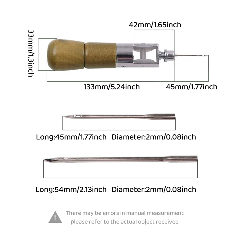 8 stks/set DIY Leer Naaigaren  - Leatherwork Hammer recensie en prijs