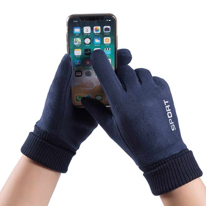 Mannen Winter Suède Pluche Dik - Leather Work Winter Gloves recensie en prijs