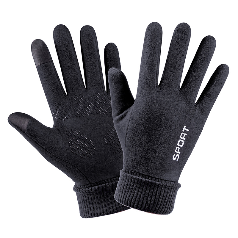 Mannen Winter Suède Pluche Dik - Leather Work Winter Gloves recensie en prijs